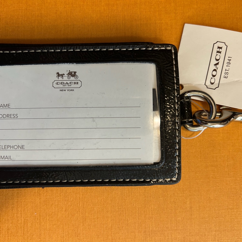 Coach luggage tag - Picture 2 of 2